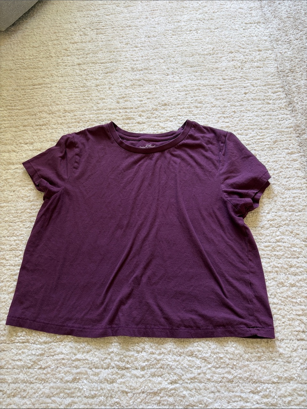 Universal Thread Short Sleeve Crewneck Tee - Plum